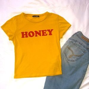 FashionNova HONEY Crop Top